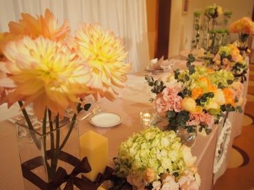 先日のホテルニューオータニ高岡でのブライダル装花です 花屋ブログ 富山県高岡市の花屋 花 金にフラワーギフトはお任せください 当店は 安心と信頼の花キューピット加盟店です 花キューピットタウン